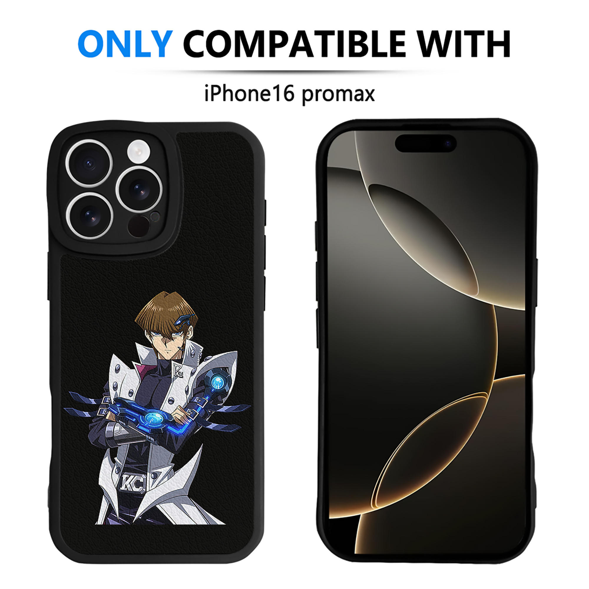 遊☆戯☆王 Yu-Gi-Oh! 【iPhone 16シリーズ対応】シリコンスマホケース（レザー調） 材質：シリコン